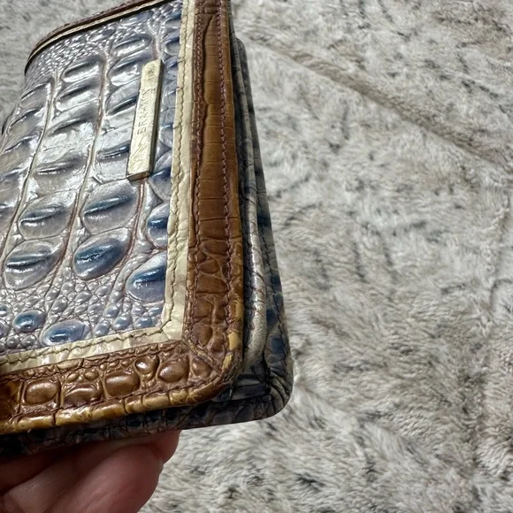 Brahmin Crocodile Embossed Wristlet Wallet - Picture 4 of 7